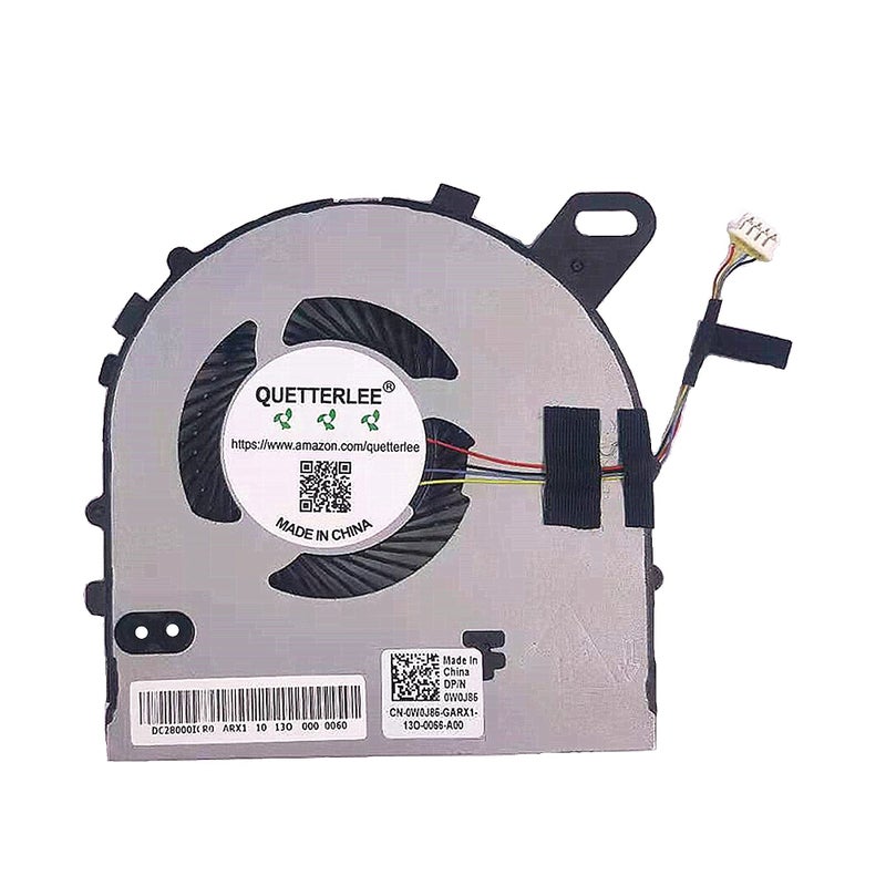 QUETTERLEE New Laptop CPU Cooling Fan for Dell Inspiron 15 7560 15-7560 15-7572 15R-7560 Dell Vostro 5468 5568 Series OWJ85 0W0J86 DC28000ICR0 Fan - Image 1